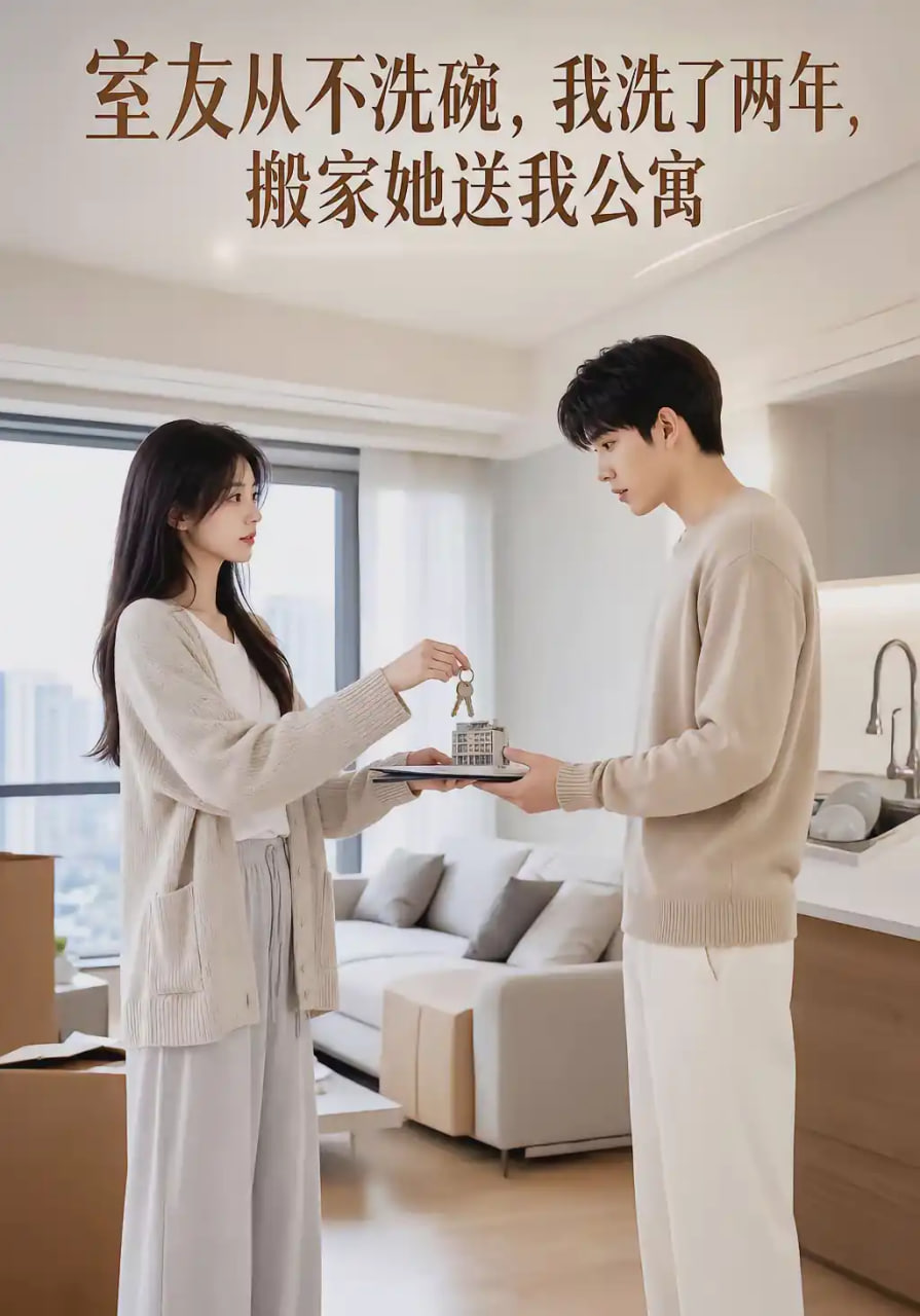 室友从不洗碗，我洗了两年，搬家她送我公寓(全集)